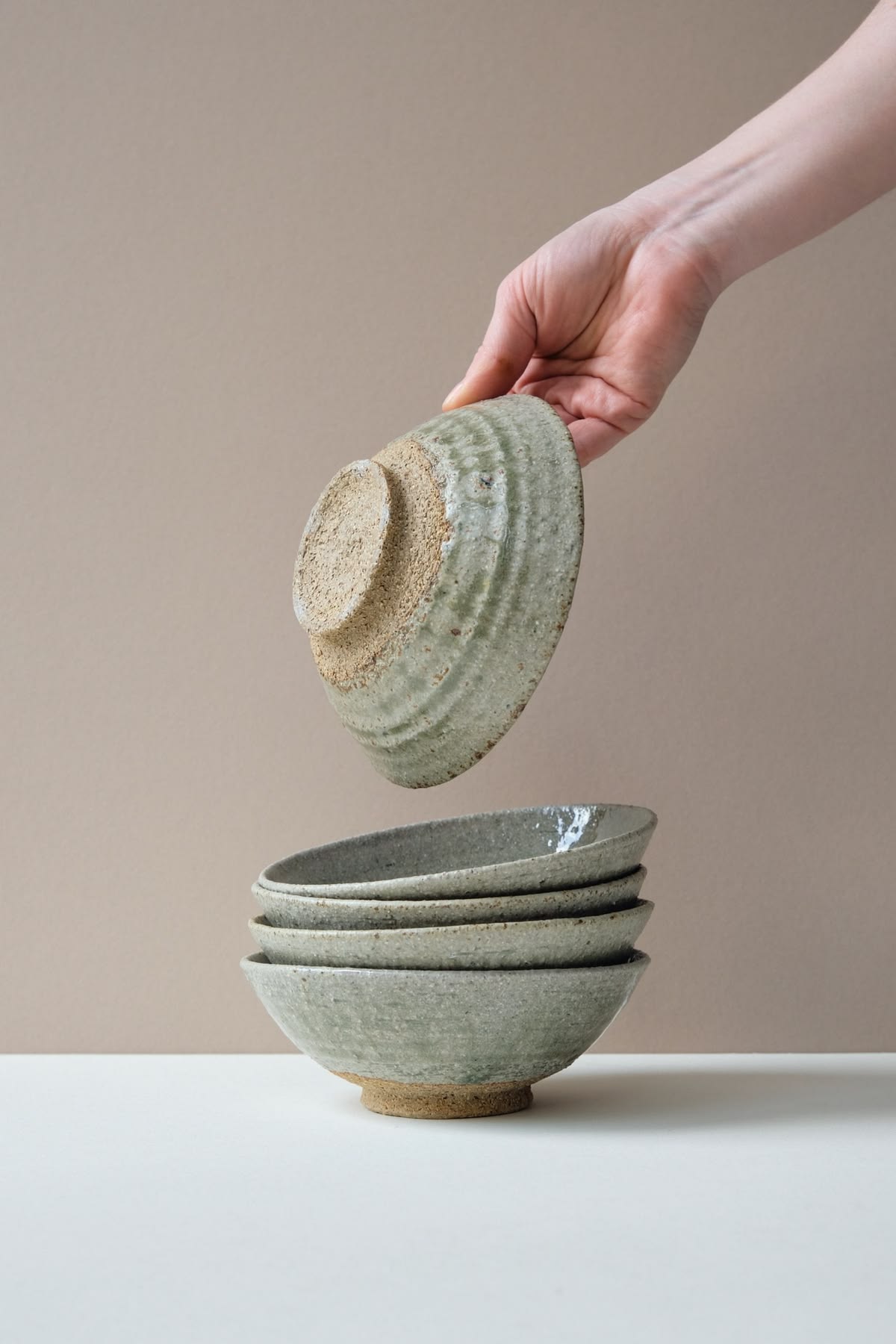Ash Rice Bowl Pair