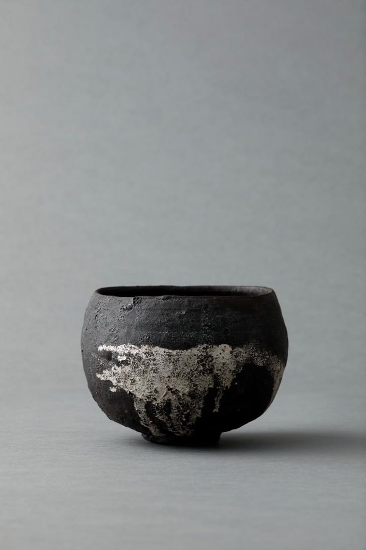 Black Sumi Tea Bowl