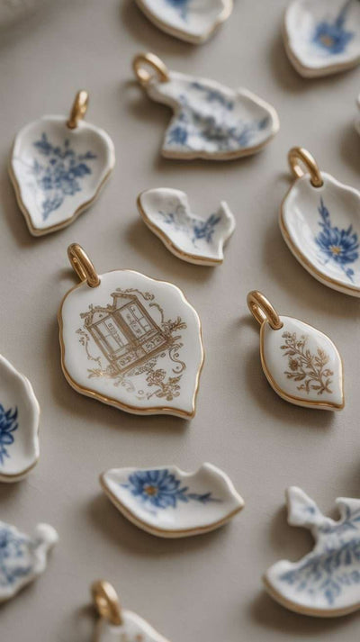 Porcelain Shard Pendant