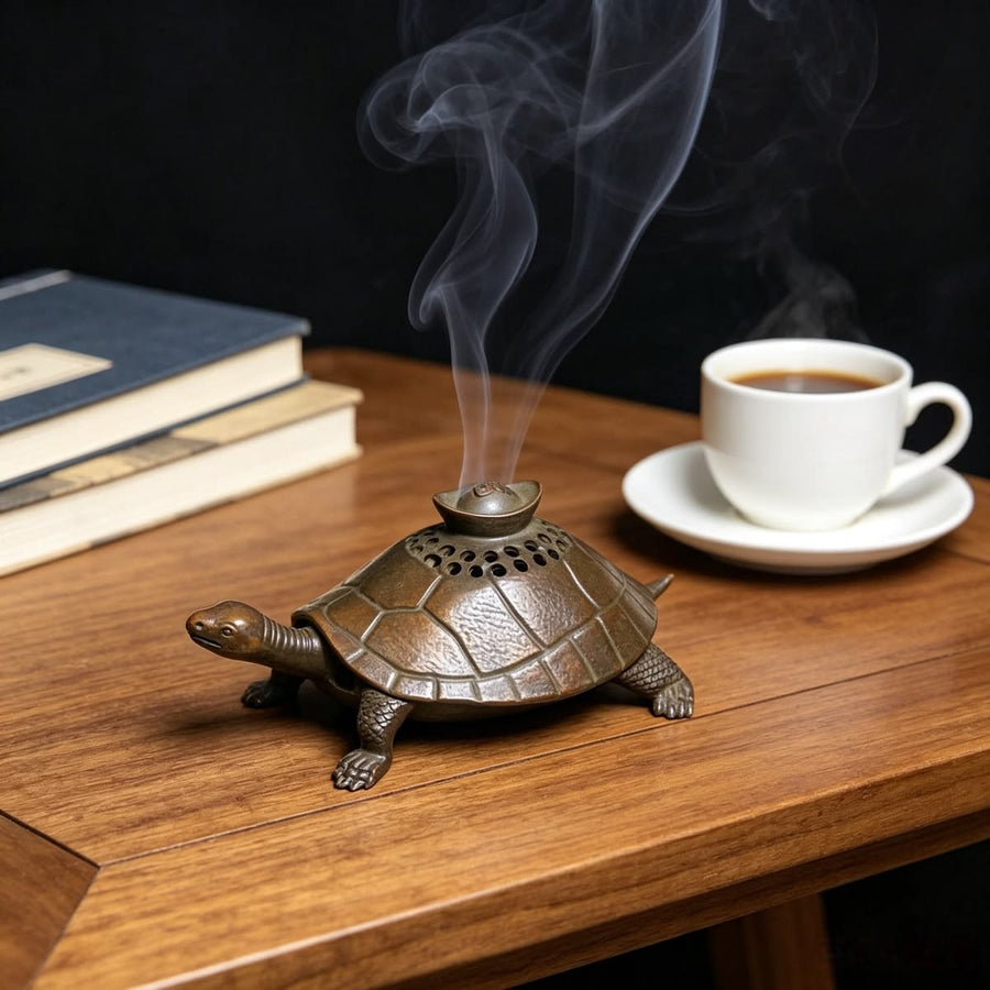 Tortoise Incense Figure